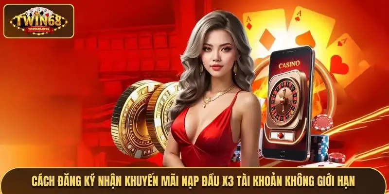 Cách đăng ký nhận khuyến mãi nạp đầu x3 tài khoản không giới hạn